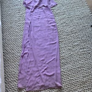 Amanda Uprichard Lilac Maxi Dress